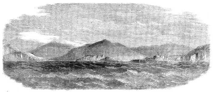 Framed Print : Laying the Atlantic Telegraph Cable - Valentia, 1858. Creator: Unknown Framed Print : Laying the Atlantic Telegraph Cable - Valentia, 1858. Creator: Unknown