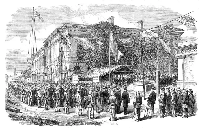 Framed Print : Laying the Foundation-Stone of the new Masonic Temple at Shanghai, 1865. Creator: Unknown Framed Print : Laying the Foundation-Stone of the new Masonic Temple at Shanghai, 1865. Creator: Unknown