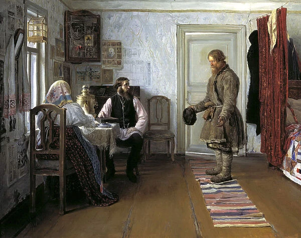 Layoff, 1890. Artist: Ivan Pavlov
