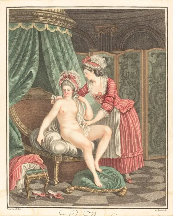 Framed Print : Le Bain. Creator: Louis Marin Bonnet Framed Print : Le Bain. Creator: Louis Marin Bonnet
