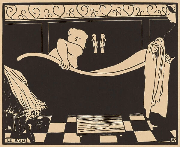 Le Bain (The Bath), 1894. Creator: Félix Vallotton