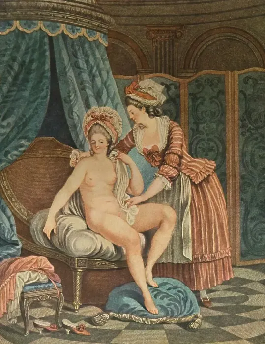 Framed Print : Le Bain, (The Bath), c1765-1790, (1913). Artist: Louis Marin Bonnet Framed Print : Le Bain, (The Bath), c1765-1790, (1913). Artist: Louis Marin Bonnet