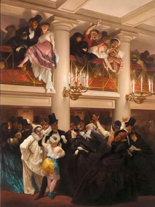 Framed Print : Le bal de l Opera (Ball at the Opera), 1866 Framed Print : Le bal de l Opera (Ball at the Opera), 1866