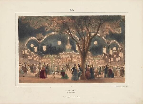 Le bal Mabile, 1858. Creator: Provost, A. (active 1834-1855)