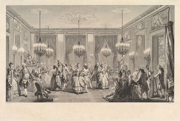Le Bal Pare, 1774. Creator: Antoine Jean Duclos