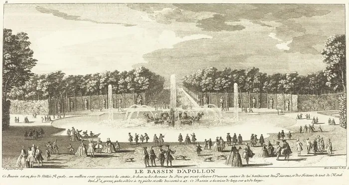 Framed Print : Le Bassin d'Apollon. The Apollo Basin. Creator: Jacques Rigaud
