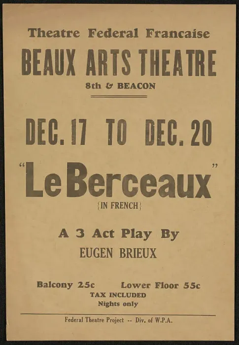 Framed Print : Le Berceaux, Los Angeles, 1936. Creator: Unknown Framed Print : Le Berceaux, Los Angeles, 1936. Creator: Unknown