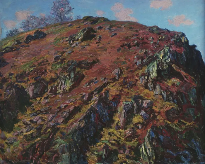 Framed Print : Le BlocPaysage de la Creuse, 1889. Creator: Monet, Claude (1840-1926) Framed Print : Le BlocPaysage de la Creuse, 1889. Creator: Monet, Claude (1840-1926)
