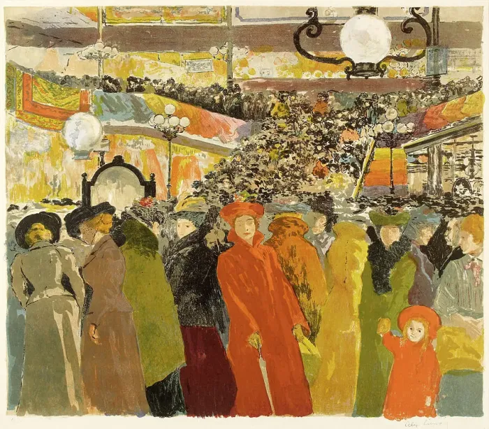Framed Print : Le Bon Marché, 1902. Creator: Lunois, Alexandre (1863-1916) Framed Print : Le Bon Marché, 1902. Creator: Lunois, Alexandre (1863-1916)