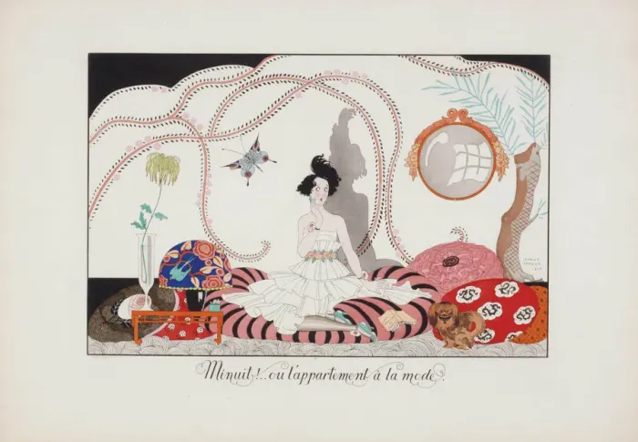 Framed Print : Le Bonheur du Jour ou Les Graces a la Mode, 1924 Framed Print : Le Bonheur du Jour ou Les Graces a la Mode, 1924