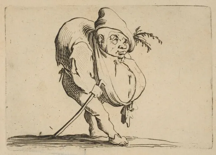 Framed Print : Le Bossu a La Canne (The Hunchback with a Cane), from Varie Figure Gobbi Framed Print : Le Bossu a La Canne (The Hunchback with a Cane), from Varie Figure Gobbi