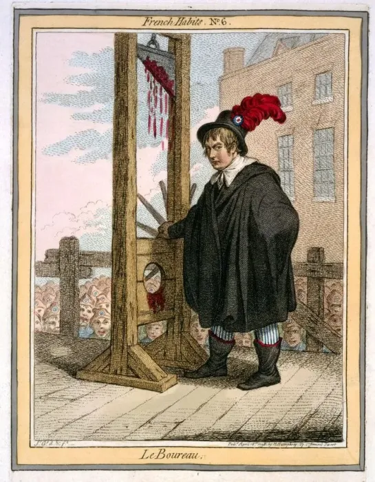 Framed Print : Le Boureau, French Habits No. 6, 1798 Framed Print : Le Boureau, French Habits No. 6, 1798