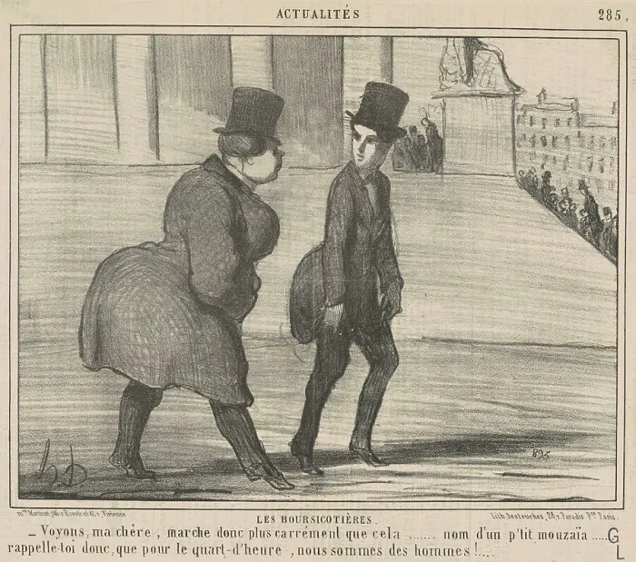 Framed Print : Le boursicotières... Voyons, ma chère... 19th century. Creator: Honore Daumier Framed Print : Le boursicotières... Voyons, ma chère... 19th century. Creator: Honore Daumier
