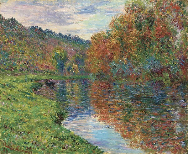 Le bras de Jeufosse, automne, 1884. Creator: Monet, Claude (1840-1926)