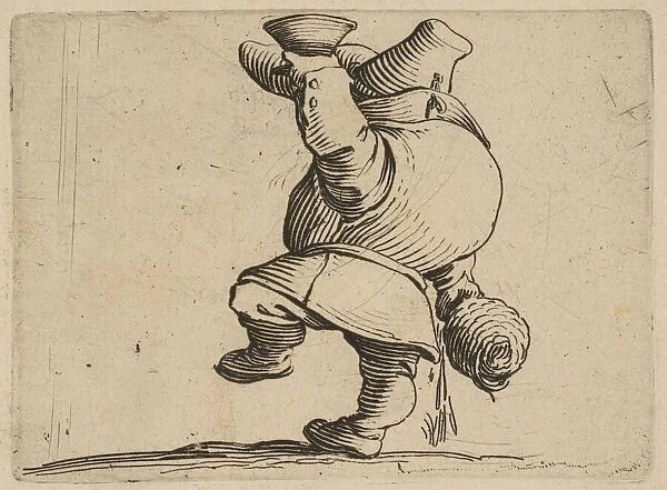 Le Buveur Vu de Dos (The Drinker Seen from Behind), from Varie Figure Gobbi, suite appe