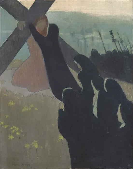 Framed Print : Le Calvaire ou Montee au calvaire, 1889. Creator: Denis, Maurice (1870-1943) Framed Print : Le Calvaire ou Montee au calvaire, 1889. Creator: Denis, Maurice (1870-1943)