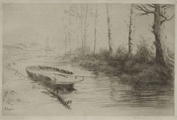 Le Canal: Effet du matin. Creator: Alphonse Legros (French, 1837-1911)