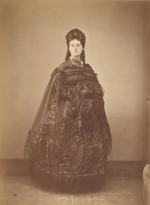 Framed Print : Le Caracul (L Astrakhan), 1860s. Creator: Pierre-Louis Pierson Framed Print : Le Caracul (L Astrakhan), 1860s. Creator: Pierre-Louis Pierson