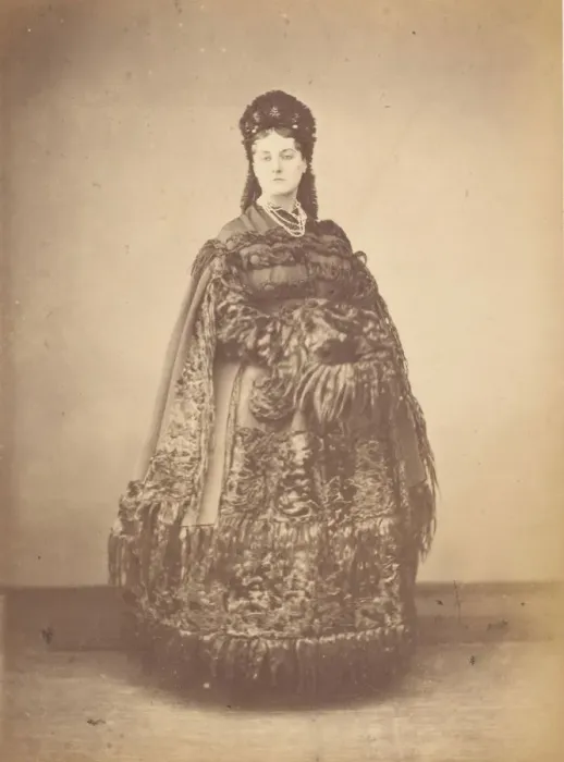 Framed Print : Le Caracul (L Astrakhan), 1860s. Creator: Pierre-Louis Pierson Framed Print : Le Caracul (L Astrakhan), 1860s. Creator: Pierre-Louis Pierson