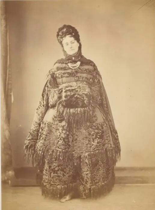 Framed Print : Le Caracul (L Astrakhan), 1860s. Creator: Pierre-Louis Pierson Framed Print : Le Caracul (L Astrakhan), 1860s. Creator: Pierre-Louis Pierson