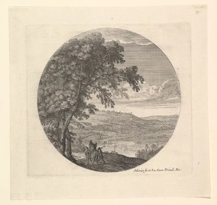 Framed Print : Le Cavalier. Creator: Jean Morin Framed Print : Le Cavalier. Creator: Jean Morin
