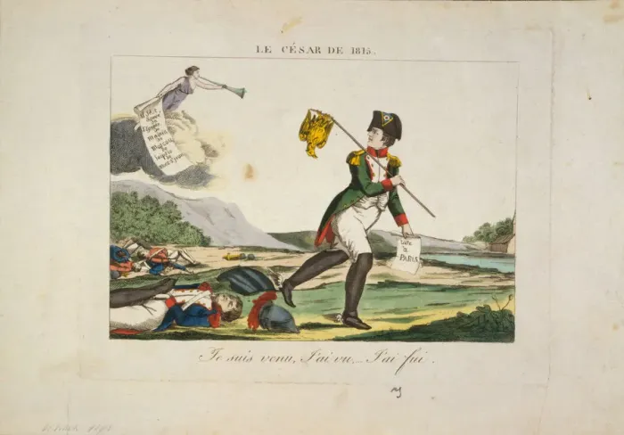 Framed Print : Le Cesar de 1815 (Napoleon as Caesar of 1815), 1815. Artist: Anonymous Framed Print : Le Cesar de 1815 (Napoleon as Caesar of 1815), 1815. Artist: Anonymous