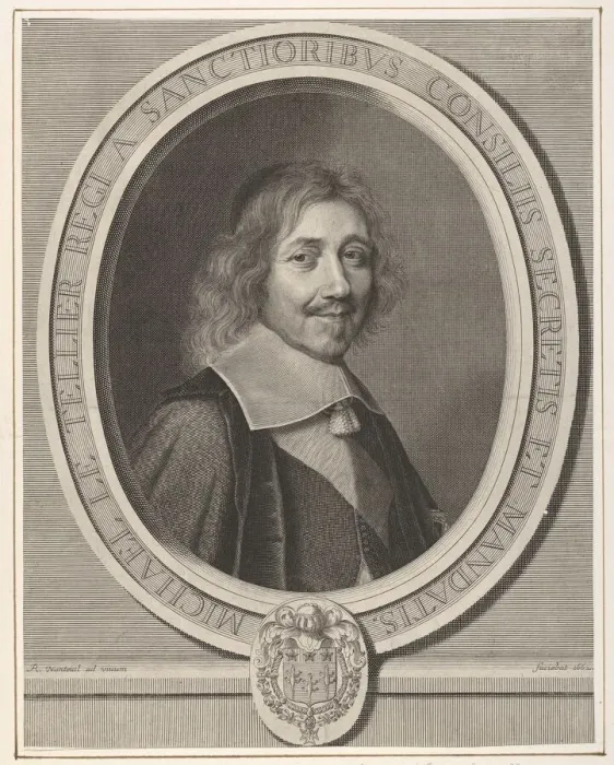 Framed Print : Le Chancelier Michel IV Le Tellier, 1662. Creator: Robert Nanteuil Framed Print : Le Chancelier Michel IV Le Tellier, 1662. Creator: Robert Nanteuil