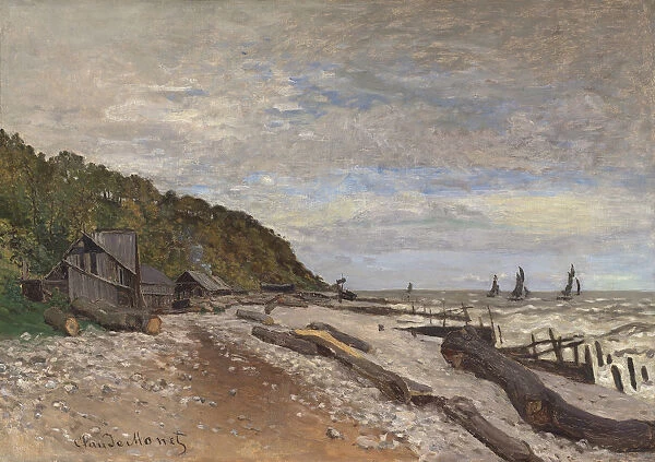 Le Chantier de petits navires, pres de Honfleur, 1864. Artist: Monet, Claude (1840-1926)