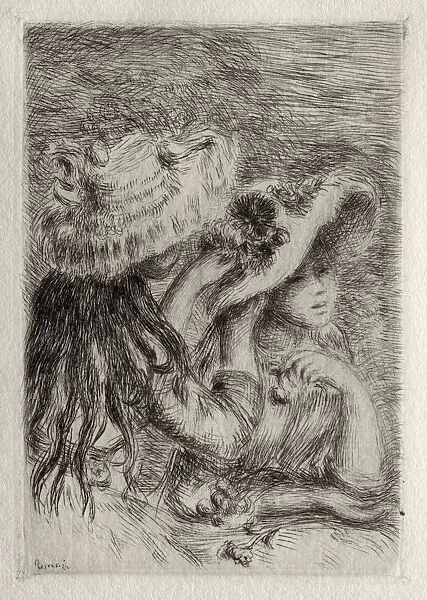 Le Chapeau epingle, 1894. Creator: Pierre-Auguste Renoir (French, 1841-1919)