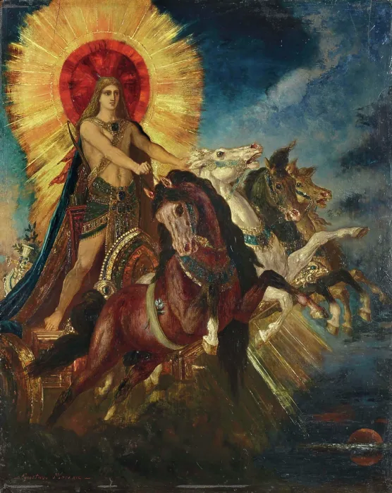 Framed Print : Le char d'Apollon ou Phebus-Apollon. Creator: Moreau, Gustave (1826-1898). Le char d'Apollon ou Phebus-Apollon. Creator: Moreau, Gustave (1826-1898) Framed Print : Le char d'Apollon ou Phebus-Apollon. Creator: Moreau, Gustave (1826-1898). Le char d'Apollon ou Phebus-Apollon. Creator: Moreau, Gustave (1826-1898)