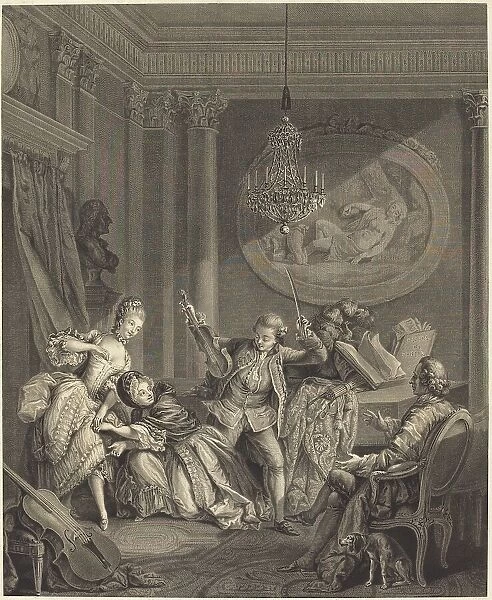 Le chemin de la fortune, 1778. The Road to Fortune. Creator: Nicolas-Joseph Voyez
