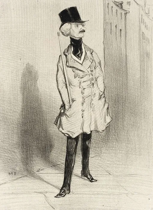 Framed Print : Le Chevalier de l'éperon d'or, 1842. Creator: Honore Daumier Framed Print : Le Chevalier de l'éperon d'or, 1842. Creator: Honore Daumier