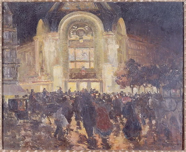 Le cinéma Gaumont-Palace, place de Clichy, vers 1913, c1913. Creator: Louis Abel-Truchet