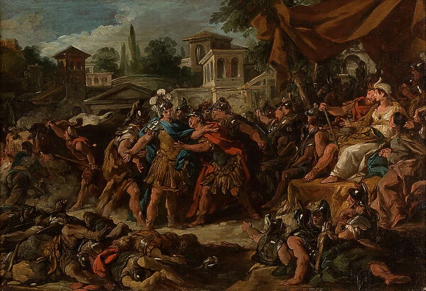 Le Combat des soldats nés des dents du serpent, between 1742 and 1743. Creator: Jean Francois de Troy
