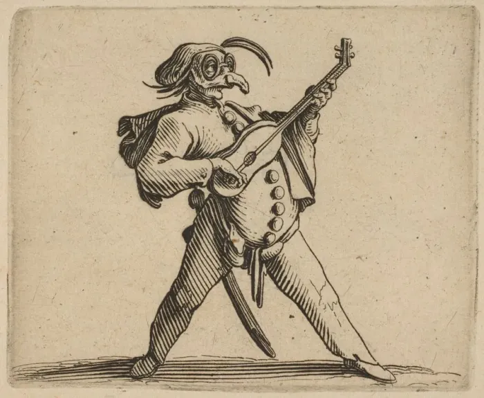 Framed Print : Le Comedien MasqueJouant de la Guitare (The Masked Comedian Playing the Guitar Framed Print : Le Comedien MasqueJouant de la Guitare (The Masked Comedian Playing the Guitar