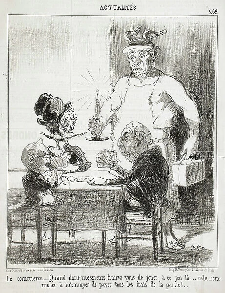 Le Commerce...Quand donc... 1851. Creator: Honore Daumier