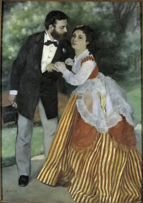 Framed Print : Le Couple, 1868 Framed Print : Le Couple, 1868