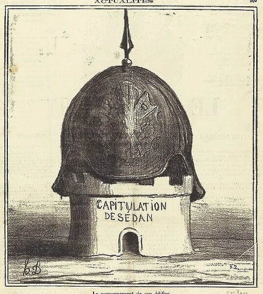 Le couronnement de son édifice, 1870. Creator: Honore Daumier