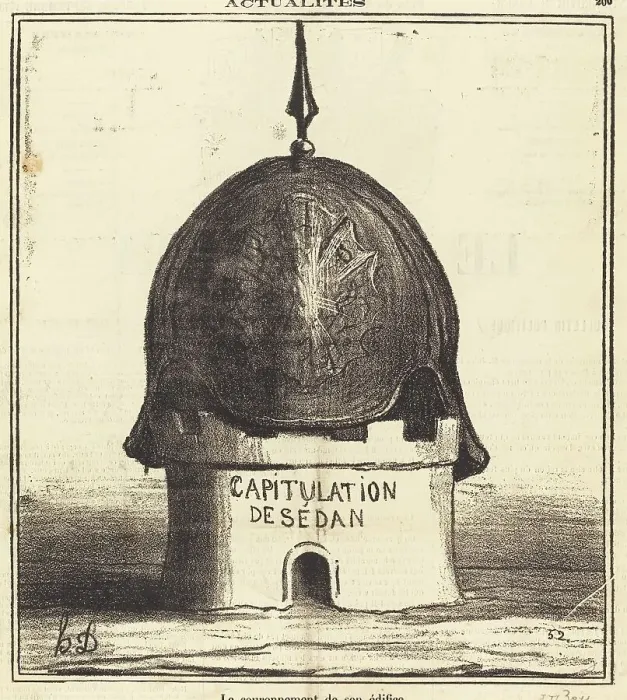Framed Print : Le couronnement de son édifice, 1870. Creator: Honore Daumier Framed Print : Le couronnement de son édifice, 1870. Creator: Honore Daumier