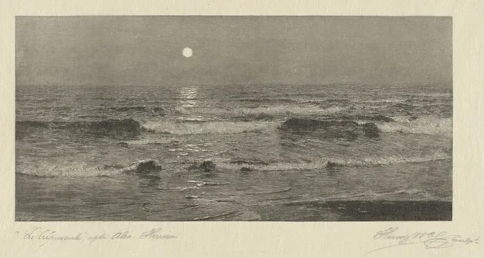 Framed Print : Le Crépuscule, 1891. Creator: Henry Wolf Framed Print : Le Crépuscule, 1891. Creator: Henry Wolf