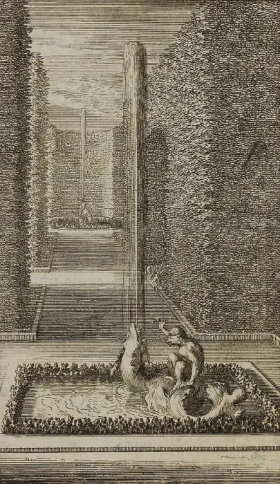 Framed Print : Le Dauphin et le singe, 1677. Creator: Sebastien Le Clerc Framed Print : Le Dauphin et le singe, 1677. Creator: Sebastien Le Clerc