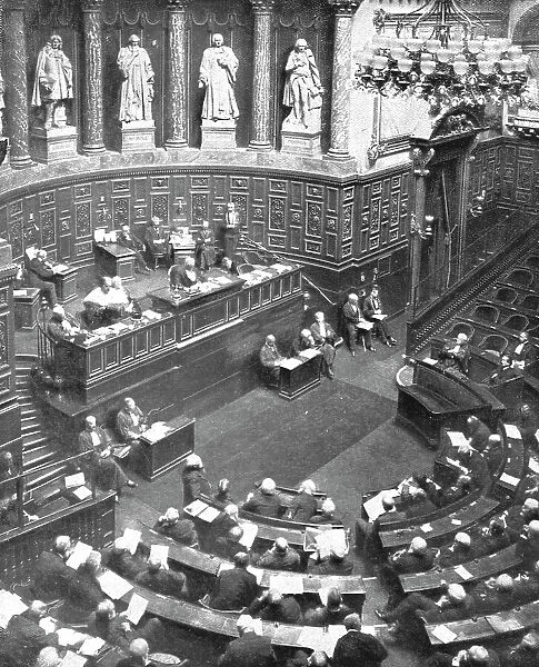 Le defaitisme et les grands proces; le proces Malvy; l'audience de la Haute-Cour... 1918. Creator: Unknown