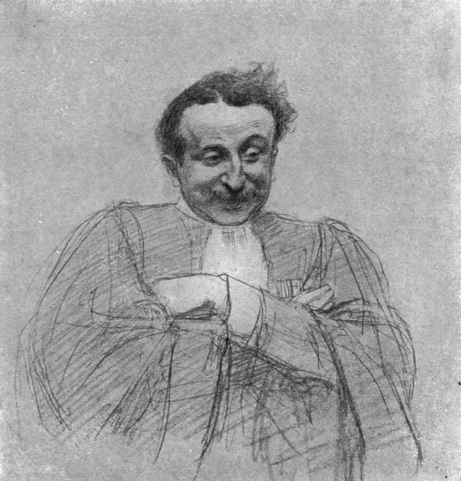 Framed Print : Le defaitisme et les grands proces; le proces Caillaux; Me de Moro-Giafferi, au cours de sa...1920 Creator: E Friant Framed Print : Le defaitisme et les grands proces; le proces Caillaux; Me de Moro-Giafferi, au cours de sa...1920 Creator: E Friant