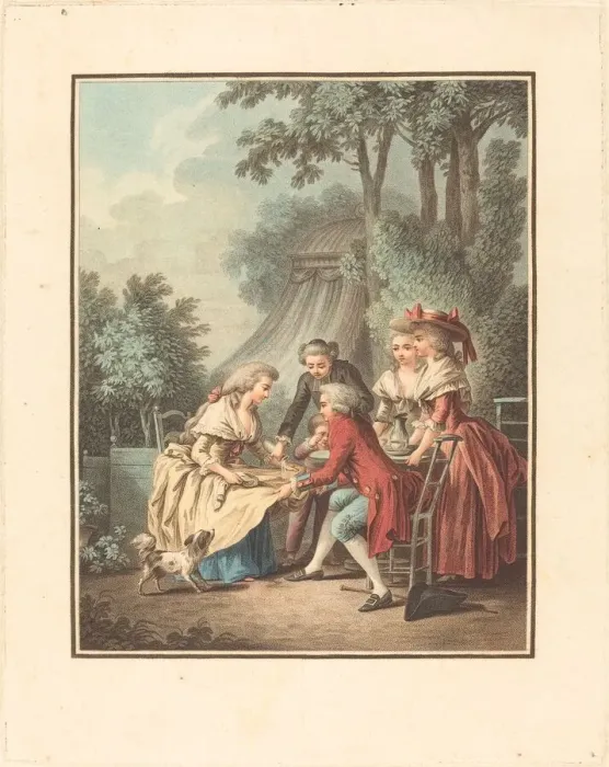 Framed Print : Le Dejeune. Creator: Louis Marin Bonnet