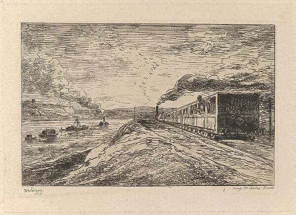 Le Depart (Le Retour), from Le Voyage en bateau, 1861