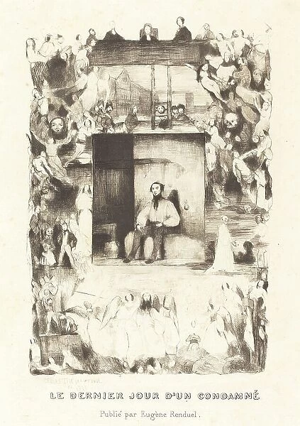 Le dernier jour d'un condamne, 1833. Creator: Célestin Nanteuil