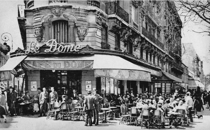 Framed Print : Le Dome, Boulevard du Montparnasse. Creator: Anonymous Framed Print : Le Dome, Boulevard du Montparnasse. Creator: Anonymous
