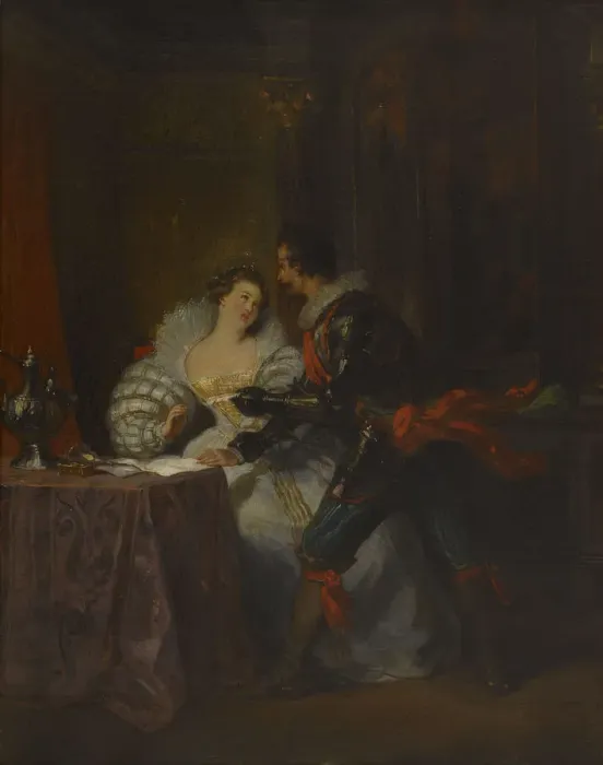 Framed Print : Le Duc et la Duchesse de Guisse. After Henry III and His Courts by Alexandre Dumas Framed Print : Le Duc et la Duchesse de Guisse. After Henry III and His Courts by Alexandre Dumas