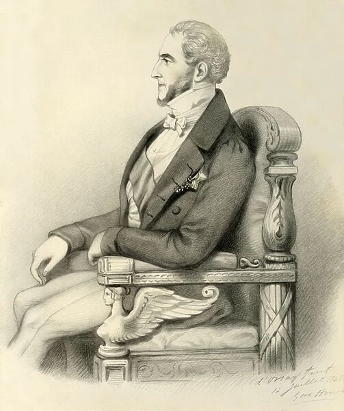 Le Duc de Gramont, 1845. Creator: Alfred d Orsay