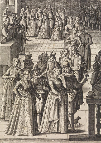 Le feste o balli... ca. 1610. Creator: Giacomo Franco